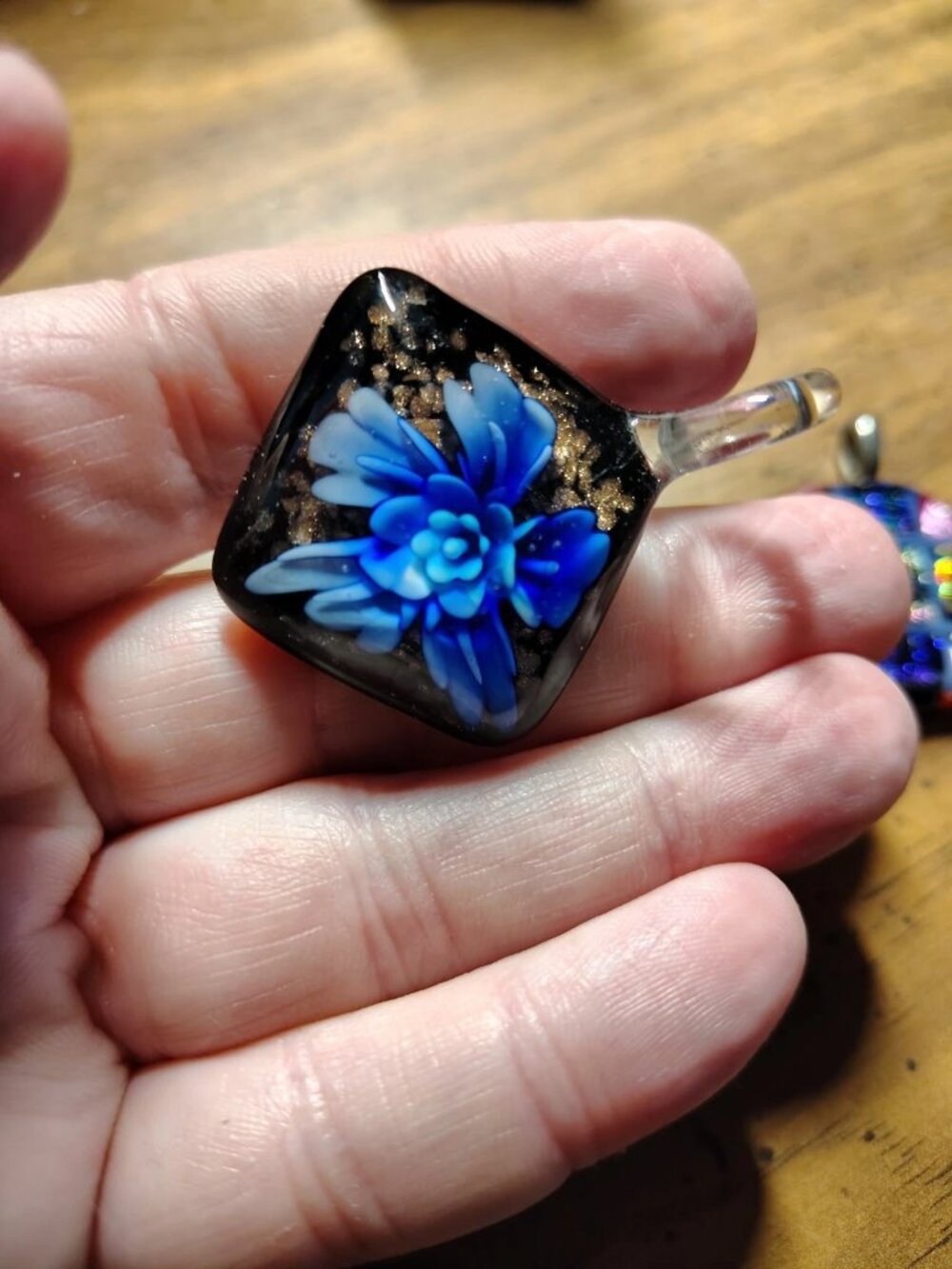 Glass pendant
